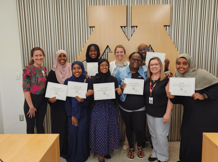 GHA training participants at the University of Minnesota in the USA